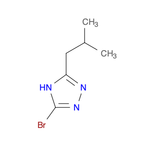 1H-1,2,4-Triazole, 3-bromo-5-(2-methylpropyl)-