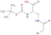 (S)-3-(2-Bromoacetamido)-2-((tert-butoxycarbonyl)amino)propanoic acid