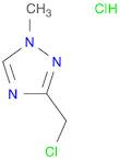 3-(Chloromethyl)-1-methyl-1H-1,2,4-triazole hydrochloride