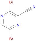 3,6-Dibromopyrazine-2-carbonitrile