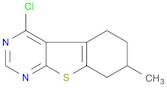 4-CHLORO-7-METHYL-5,6,7,8-TETRAHYDRO[1]BENZOTHIENO[2,3-D]PYRIMIDINE