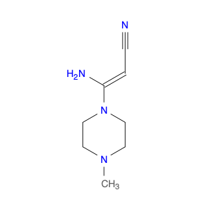 3-AMINO-3-(4-METHYLPIPERAZINO)ACRYLONITRILE