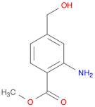 Benzoic acid, 2-amino-4-(hydroxymethyl)-, methyl ester