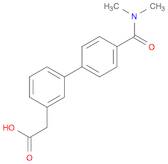 2-(4'-(Dimethylcarbamoyl)-[1,1'-biphenyl]-3-yl)acetic acid