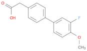 2-(3'-Fluoro-4'-methoxy-[1,1'-biphenyl]-4-yl)acetic acid