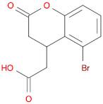 2-(5-Bromo-2-oxochroman-4-yl)acetic acid