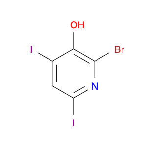 2-Bromo-4,6-diiodopyridin-3-ol