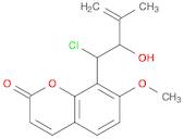 8-(1-Chloro-2-hydroxy-3-methylbut-3-en-1-yl)-7-methoxy-2H-chromen-2-one