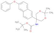 tert-butyl 2,2-diMethyl-5-(6-phenoxynaphthalen-2-yl)-1,3-dioxan-5-ylcarbaMate