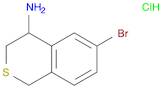 6-Bromoisothiochroman-4-amine hydrochloride