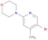 4-(5-Bromo-4-methyl-2-pyridinyl)morpholine