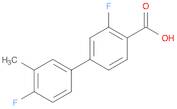 3,4'-Difluoro-3'-methyl-[1,1'-biphenyl]-4-carboxylic acid