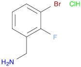 (3-Bromo-2-fluorophenyl)methanamine hydrochloride