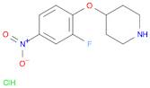 4-(2-FLUORO-4-NITROPHENOXY)PIPERIDINE HYDROCHLORIDE