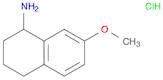 7-Methoxy-1,2,3,4-tetrahydronaphthalen-1-amine hydrochloride