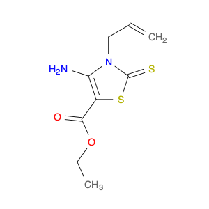 5-Thiazolecarboxylicacid, 4-amino-2,3-dihydro-3-(2-propen-1-yl)-2-thioxo-, ethyl ester