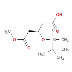 (R)-3-((tert-Butyldimethylsilyl)oxy)-5-methoxy-5-oxopentanoic acid