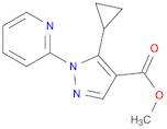 Methyl 5-cyclopropyl-1-(pyridin-2-yl)-1H-pyrazole-4-carboxylate