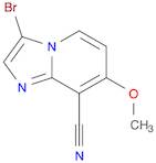 3-Bromo-7-methoxyimidazo[1,2-a]pyridine-8-carbonitrile