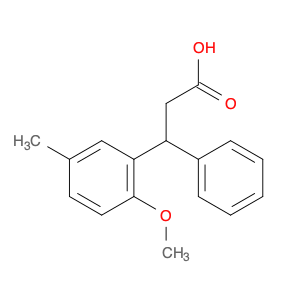 3-(2-Methoxy-5-methylphenyl)-3-phenylpropionic Acid