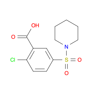 2-Chloro-5-(piperidin-1-ylsulfonyl)benzoic acid