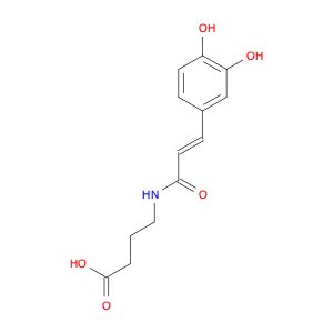 4-(3-(3,4-Dihydroxyphenyl)acrylamido)butanoic acid
