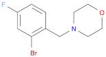 4-(2-Bromo-4-fluorobenzyl)morpholine