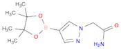 2-(4-(4,4,5,5-tetramethyl-1,3,2-dioxaborolan-2-yl)-1H-pyrazol-1-yl)acetamide