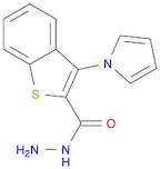 3-(1H-Pyrrol-1-yl)benzo[b]thiophene-2-carbohydrazide