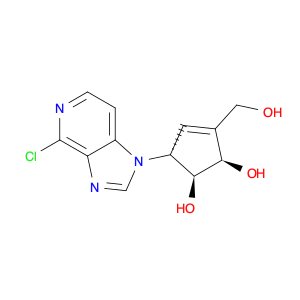 (1S,2R,5R)-5-(4-Chloro-1H-imidazo[4,5-c]pyridin-1-yl)-3-(hydroxymethyl)cyclopent-3-ene-1,2-diol