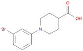 1-(3-Bromophenyl)piperidine-4-carboxylic acid