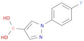 1-(4-FLUOROPHENYL)PYRAZOLE-4-BORONIC ACID