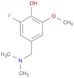 4-(DIMETHYLAMINOMETHYL)-6-FLUORO-2-METHOXYPHENOL