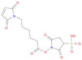 1H-Pyrrole-1-hexanoicacid, 2,5-dihydro-2,5-dioxo-, 2,5-dioxo-3-sulfo-1-pyrrolidinyl ester