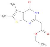 Ethyl 2-(5,6-dimethyl-4-oxo-3,4-dihydrothieno[2,3-d]pyrimidin-2-yl)acetate