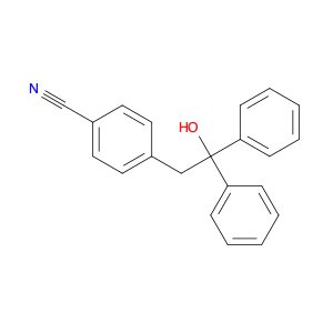 4-(2-Hydroxy-2,2-diphenylethyl)benzonitrile