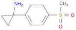 1-(4-(Methylsulfonyl)phenyl)cyclopropanamine