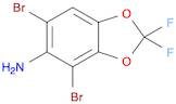 4,6-Dibromo-2,2-difluorobenzo[d][1,3]dioxol-5-amine