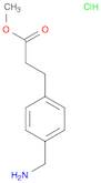 methyl 3-(4-aminomethylphenyl)propanoate(HCl)