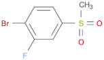 1-Bromo-2-fluoro-4-(methylsulfonyl)benzene