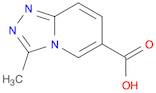 3-Methyl-[1,2,4]triazolo[4,3-a]pyridine-6-carboxylic acid