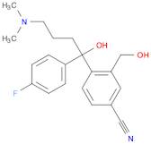 4-[4-(Dimethylamino)-1-(4-fluorophenyl)-1-hydroxybutyl]-3-(hydroxymethyl)benzonitrile