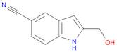 1H-Indole-5-carbonitrile, 2-(hydroxymethyl)-