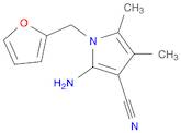 2-Amino-1-(furan-2-ylmethyl)-4,5-dimethyl-1H-pyrrole-3-carbonitrile