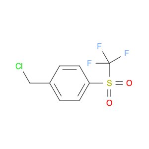 1-(Chloromethyl)-4-((trifluoromethyl)sulfonyl)benzene