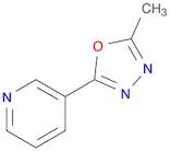 2-Methyl-5-(pyridin-3-yl)-1,3,4-oxadiazole