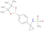 N-(1-(4-(4,4,5,5-Tetramethyl-1,3,2-dioxaborolan-2-yl)phenyl)cyclopropyl)methanesulfonamide