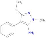 3-Ethyl-1-methyl-4-phenyl-1H-pyrazol-5-amine