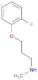 3-(2-FLUOROPHENOXY)-N-METHYL-1-PROPANAMINE