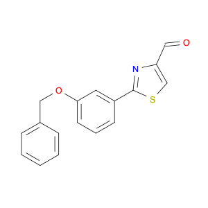 2-(3-(Benzyloxy)phenyl)thiazole-4-carbaldehyde